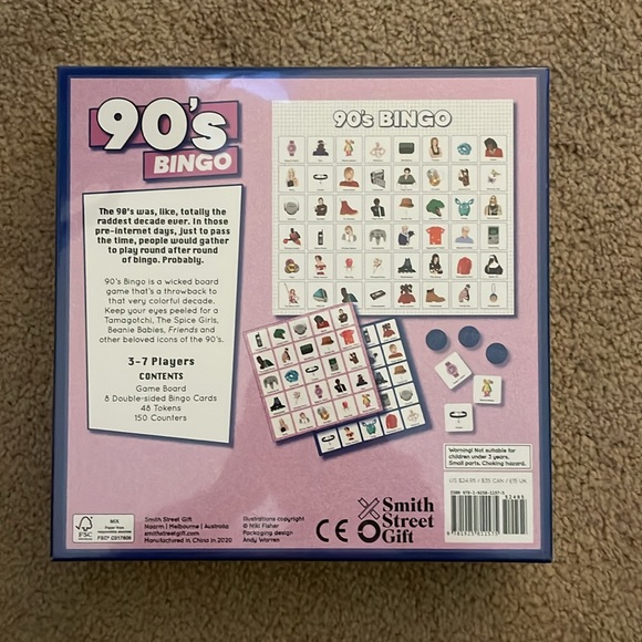 Game 90’s Bingo - Picture 2 of 5